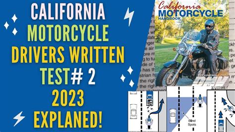 california motorcycle permit test free